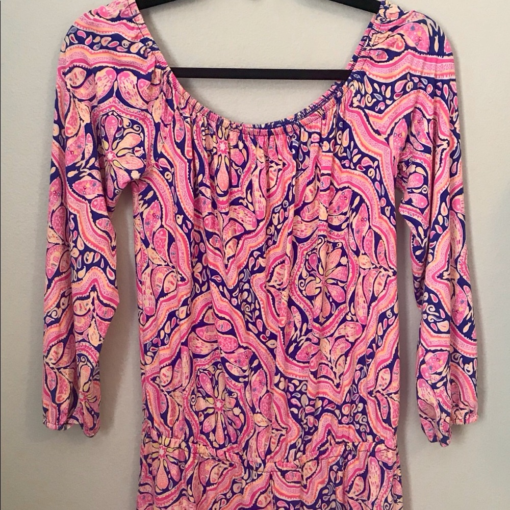 Lilly Pulitzer Off the Shoulder Romper